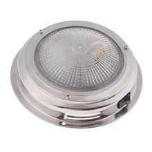 12 В светодиодный встраиваемый светильник, Холодный/теплый белый Потолочный светильник, светильник для салона, для RV, яхты, каравана и т. д., водонепроницаемый объектив