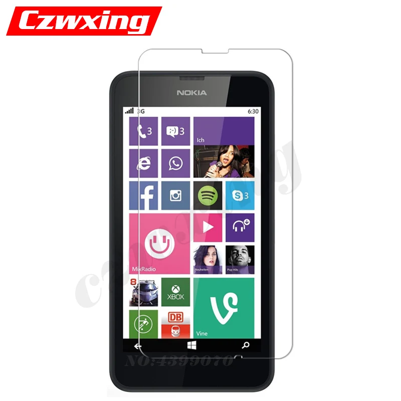 Для Nokia Lumia 630 Защита экрана для закаленное стекло 635 636 638 двойная Sim N630 стеклянная