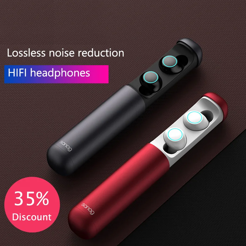 

J2 wireless headset Bluetooth5.0 touch WTS in-ear stereo sports earplug HI-FI noise reduction game charging box