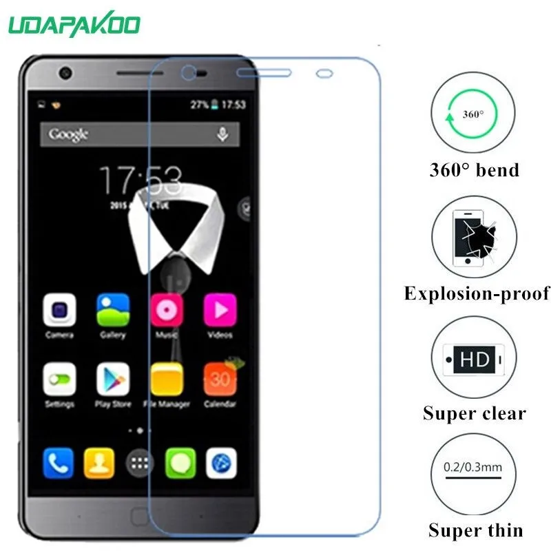 Udapakoo прозрачная закаленная (мягкое стекло) пленка для Elephone P7000 нано