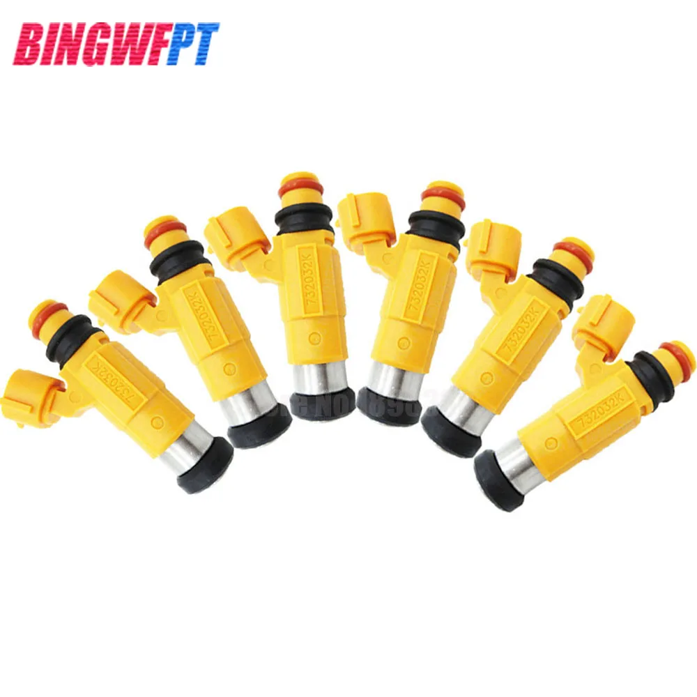 Set of (6) High quality Fuel Injectors 318cc For Marine Yamaha F150
