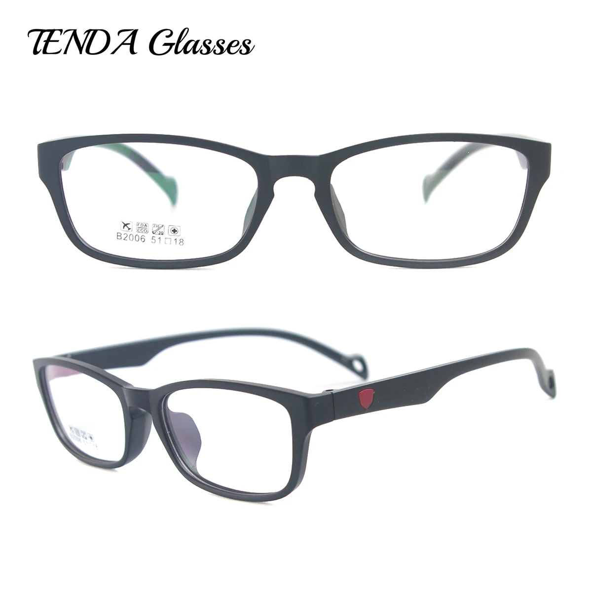 Fashion Colorful Lightweight TR90 Eyeglasses Frame Women Eyeglasses