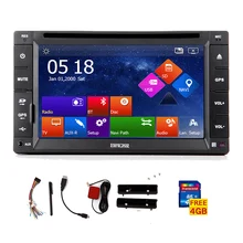 Jefe Unidad GPS Reproductor de DVD Del Coche Accesorio Película Receptor Mapa Autoradio Pantalla Táctil Capacitiva de Radio Auto Estéreo USB Sub