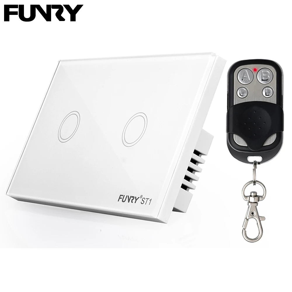 Funry Us Au Standard 2 Gang 1 Way Smart Remote Control