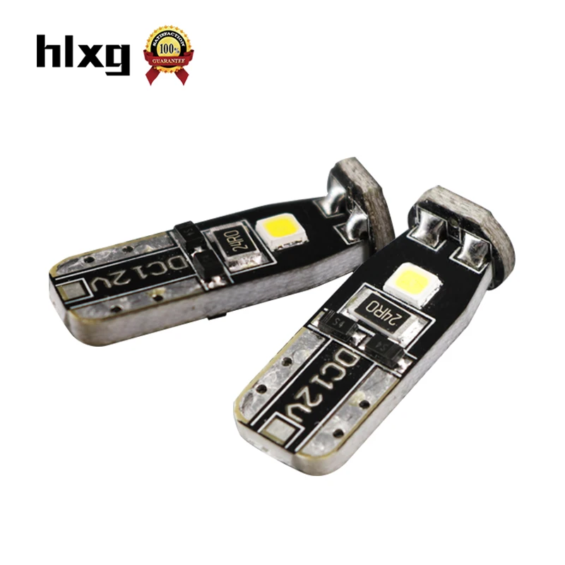Hlxg 4 шт. T10 светодиодный светильник для автомобиля W5W 168 194 501 Тормозная лампа авто