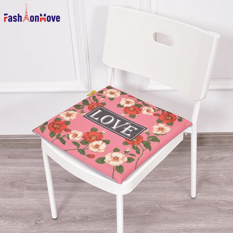 Лидер продаж 40x40x4 см с цветочным принтом Pastrol Стиль Soft Comfort сиденья коврик Декор