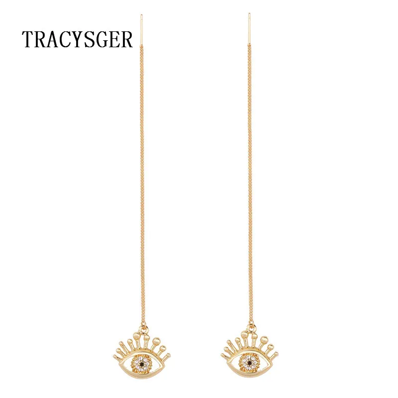 AB-ed00189c/TRACYSGER / Devil's Eye long earrings