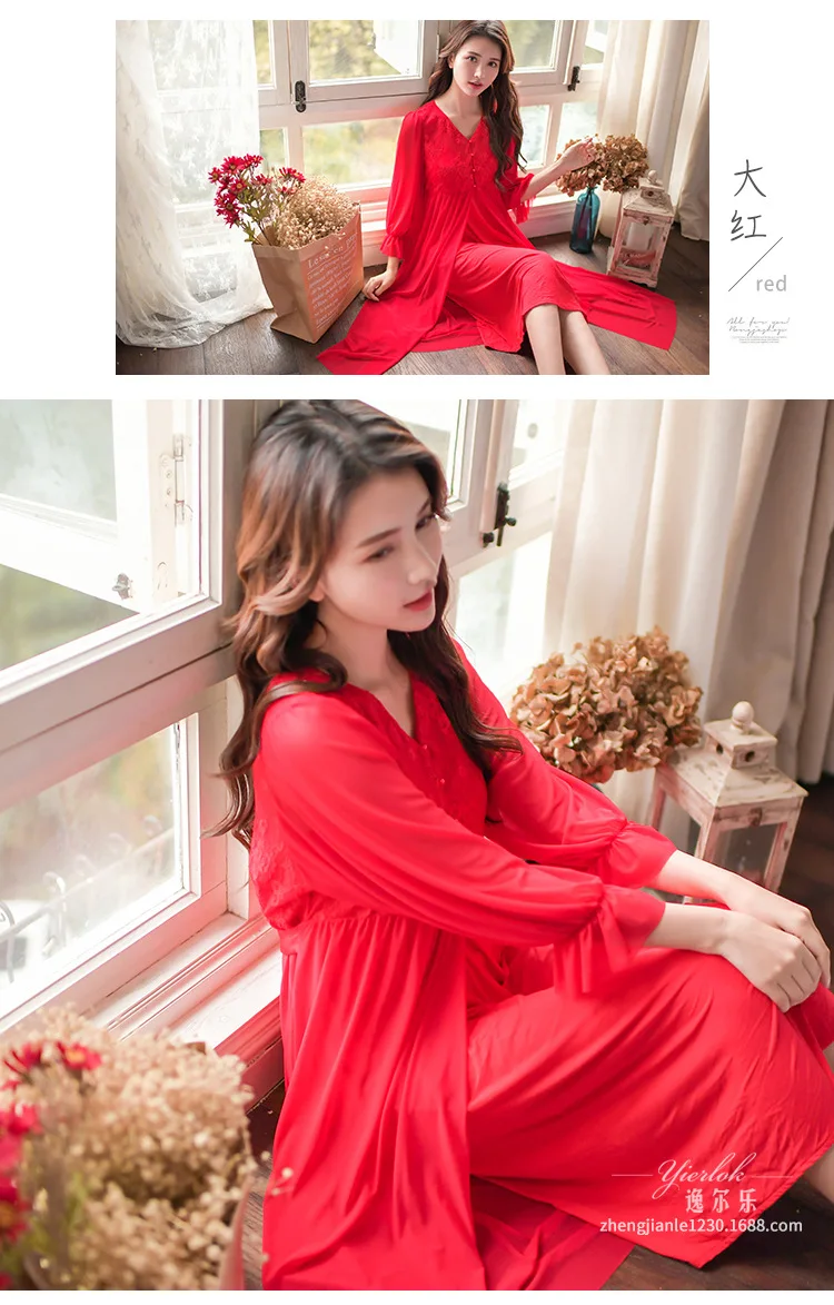 Missyou, новинка, женская ночная рубашка с длинным рукавом, корейский стиль, ночная рубашка, модель пижамы, милая Домашняя одежда, 2 предмета, костюм, платье для сна