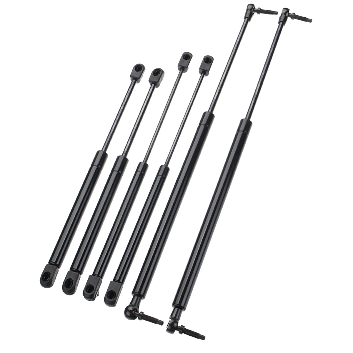 Car 2 Hood 2 Liftgate 2 Rear Window Hood Lift Support Trunk Stand Gas Shocks Struts Springs for Jeep Grand Cherokee 2005-2010