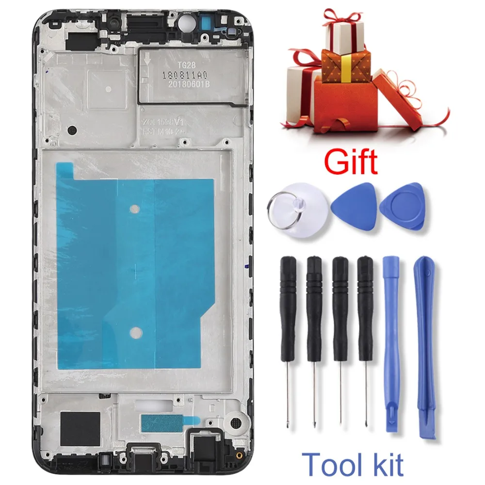 

New for Huawei Nova 2 Lite / Y7 Prime(2018)/Honor Play 7A/Honor 9i/Honor 9 Lite Front Housing LCD Frame Bezel Replacement repair