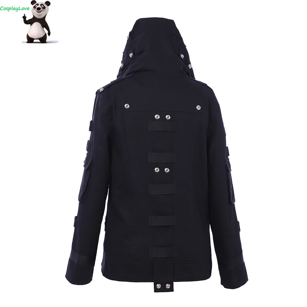  CosplayLove Game PUBG PLAYERUNKNOWNS BATTLEGROUNDS Kerchief Jacket Cosplay Costume Black Custom Mad