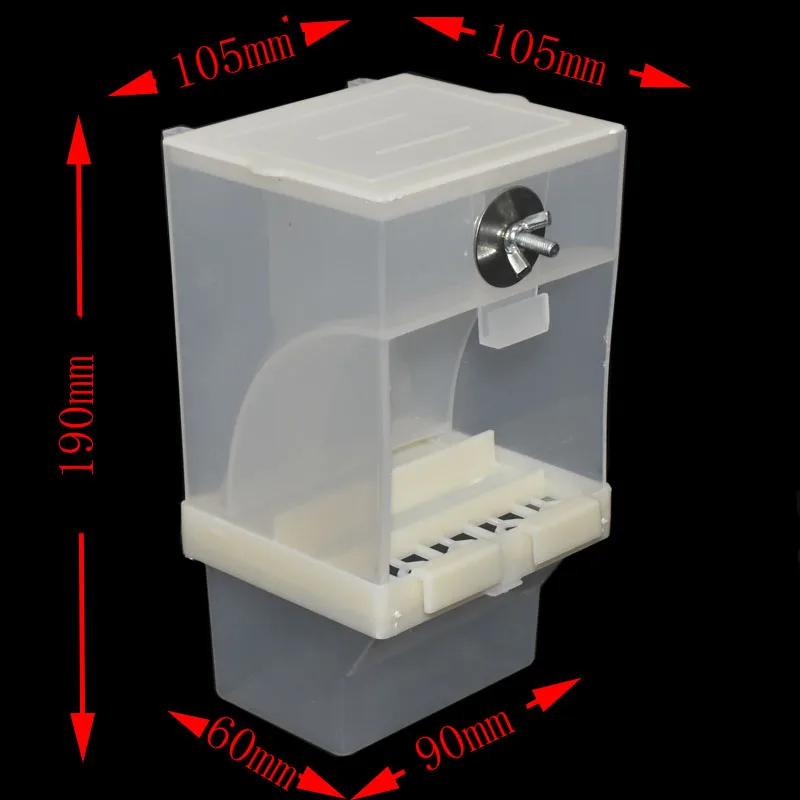 1pcs Pet Bird Prevention Splash Food Container Parrot Hanging Automatic Feeder Bird Feeder Starling Animal supplies
