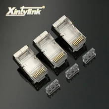 Hot sale Split type RJ45 CAT6 CAT6A 8P8C shielding Cable Modular Plug Network Connector crystal head Hot sale Split type RJ45 CAT6 CAT6A 8P8C shielding Cable Modular Plug Network Connector crystal head