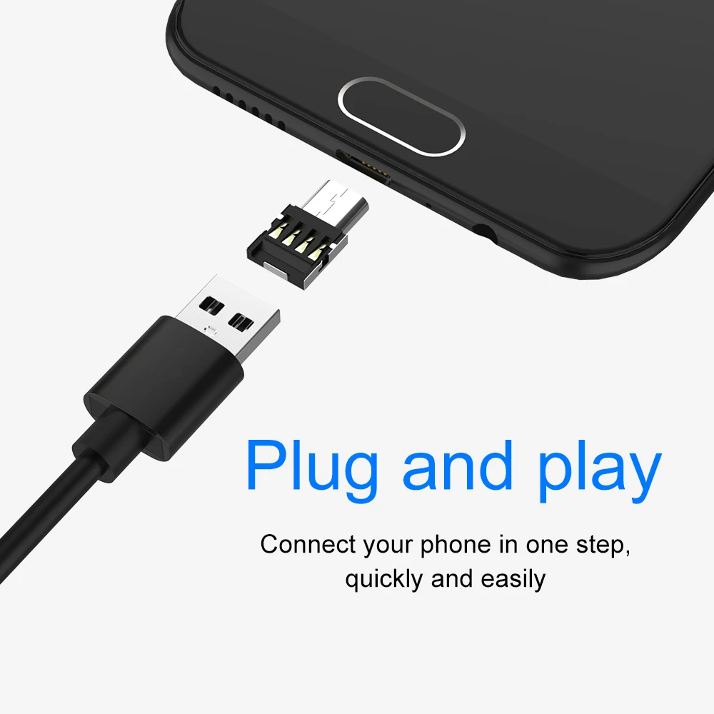 Micro USB OTG адаптер папа к USB 2,0 микро адаптер конвертер для samsung Xiaomi LG huawei Android мобильный телефон микро USB к USB