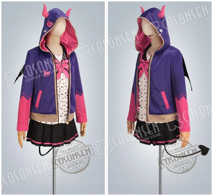 COSPLAYONSEN Love Live! Yazawa Нико Косплей Костюм Маленький Дьявол Ver Полный комплект с