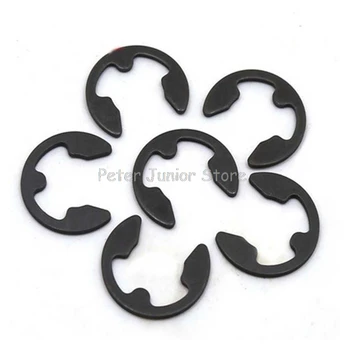 

100Pcs M1.5 M2 M2.5 M3 M4 M5 M6 M8 DIN6799 GB896 Circlip Sack Retainer E E-Clip Washer Buckle-shaped Split Washers GMN