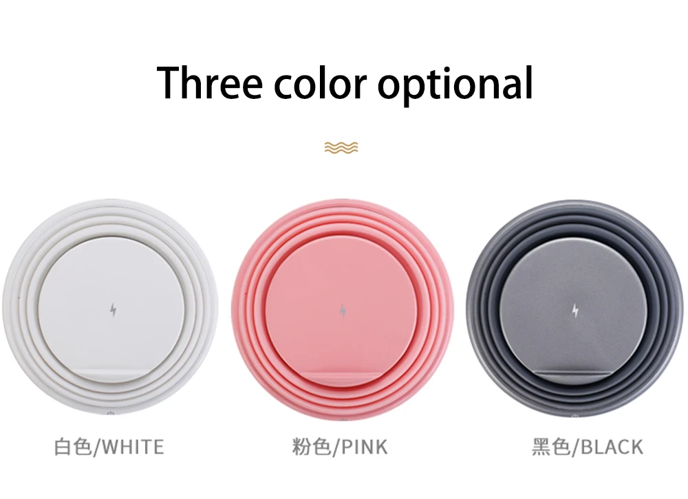 Ascromy Telescopic Table Lamp Wireless Charger Stand For iPhone XS Max XR X Samsung Galaxy S9 Plus S8 LED Induction Charging Pad (7)