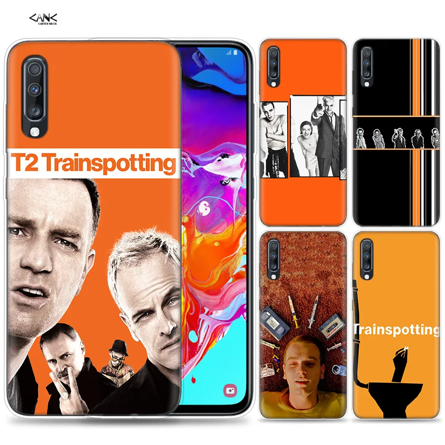 

Bags Case for Samsung Galaxy Mobile Phone A50 A70 A30 A20 J4 J6 J8 A6 A8 M30 A7 Plus 2018 Note 8 9 Trainspotting Coque J6Plus A6