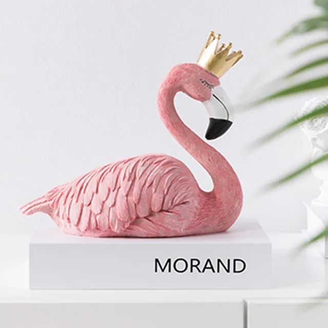 Flamingo Ornaments Home Decor Resin Pink King Queen Flamingo Ornaments Home Decor Resin Pink King Queen Figurines Decoration Wedding Valentine S Birthday Party Gift
