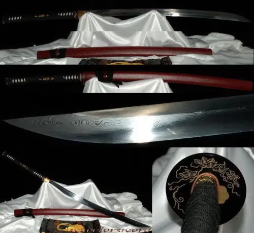 Японский меч Naginata 44 дюйма ручная работа полное лезвие Тан юнокуби ZUKURI острый №