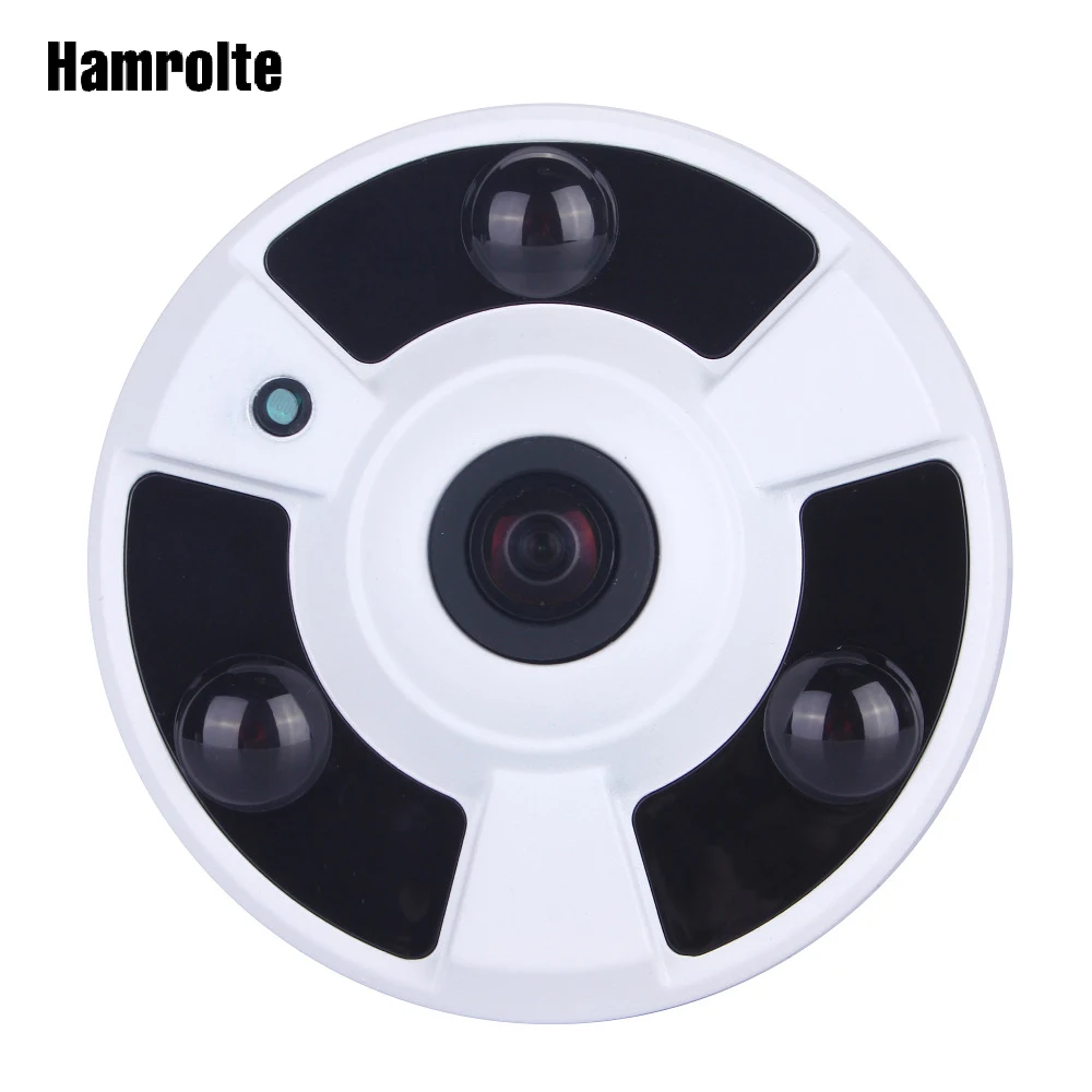 Hamrolte камера видеонаблюдения 1080P Sony IMX323 Senor Ultralow подсветка 1 7 мм рыбий глаз 180
