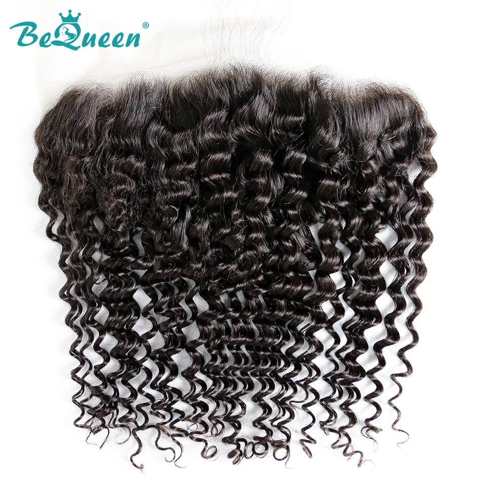 Bequeen Hair Заводские бразильские волосы 13 by 6 Прозрачная Кружевная фронтальная
