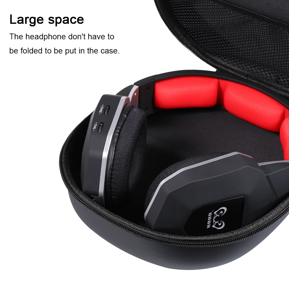 

HDD Case EVA Carrying Headphone Bag Travel Carrying Case Storage Ultimate Protection Large Space for Hard Drive Disk HDD Bags