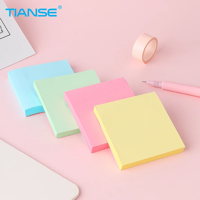 

TIANSE Sticky Note Post Memo Pad Self-Adhesive School Supplies Planner Stickers Paper Bookmarks Korean Stationery