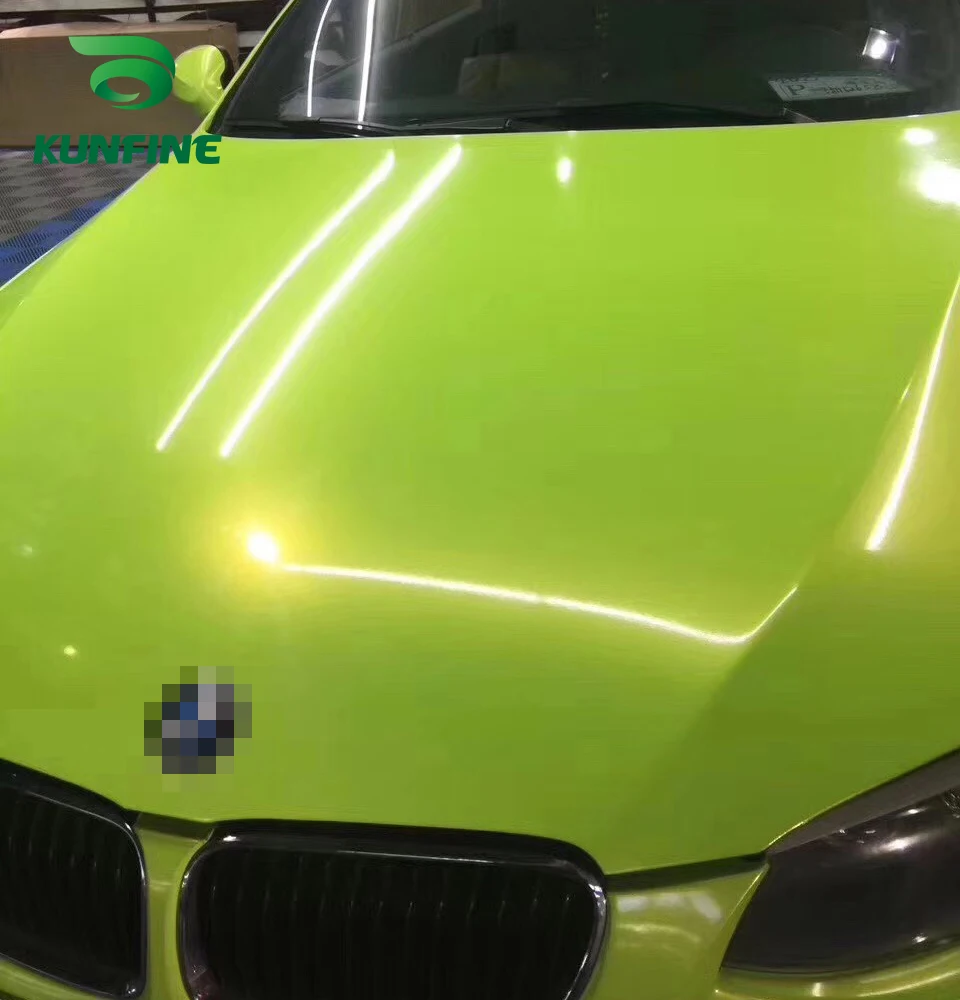 Car Vinyl film Body Sticker Car sticker Dream gold Sprout green (6)