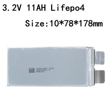 

4pcs 3.2v 11Ah Lifepo4 Rechargeable Battery 10ah Tin Dip Bateria for Diy 12v 36v 48v Electromobile Scooter E-moped E-bike