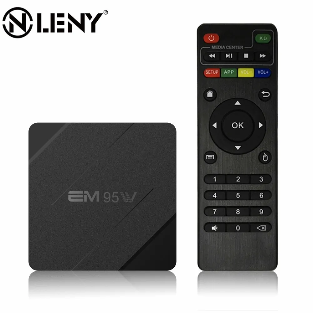 

EM95W Smart Android 7.1 TV Box Amlogic S905W Quad Core H.265 VP9 HDR10 2GB / 16GB DLNA WiFi LAN HD Media Player PK X96 mini Z28