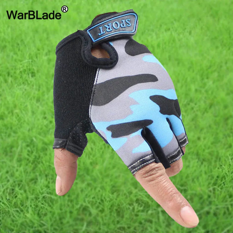 Новые детские спортивные перчатки WarBLade с рисунком полупальцев и неба варежки без