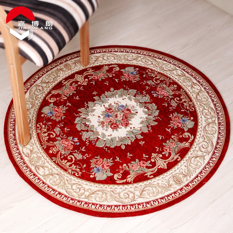 JiaBoLang Style 059 Round Carpet Thicken Soft Jacquard Carpet Living