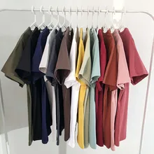 T-shirt solid color top men's black and white 100% cotton T-shirt summer short-sleeved T-shirt men's solid color base T-shirt T-shirt solid color top men's black and white 100% cotton T-shirt summer short-sleeved T-shirt men's solid color base T-shirt