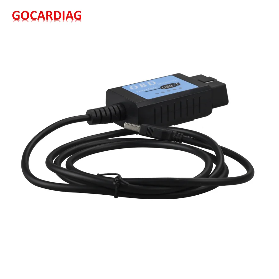 USB ELM327 V1.4 Пластик OBDII/EOBD сканер шины CAN с FT232RL чип ELM 327 OBD2 V2.1|usb elm327|elm327 v1.4eobd scanner |