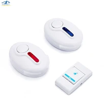 Hfsecurity Беспроводной цифровой мигающие светодиодные дверной звонок 38 материал музыкальная комната акустика студия звукоизоляция офисные ворота дверной звонок+ 2 цифровой приемник