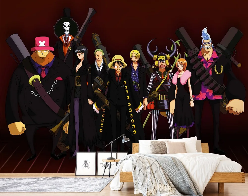 

[Self-Adhesive] 3D One Piece Character Poster 16 Japan Anime Wall Paper mural Wall Print Decal Wall Murals