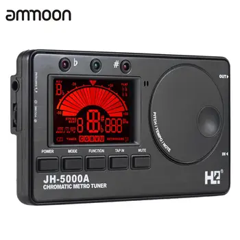 

3 in 1 Electronic Digital Guitar Tuner Metronome Tone Generator Built-in Mic Tuner LCD Display for Chromatic Guitar Bass Ukulele