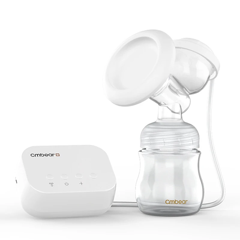 Cmbear bomba de pecho eléctrica inteligente estilo de moda potente succión de pezón infantil USB co