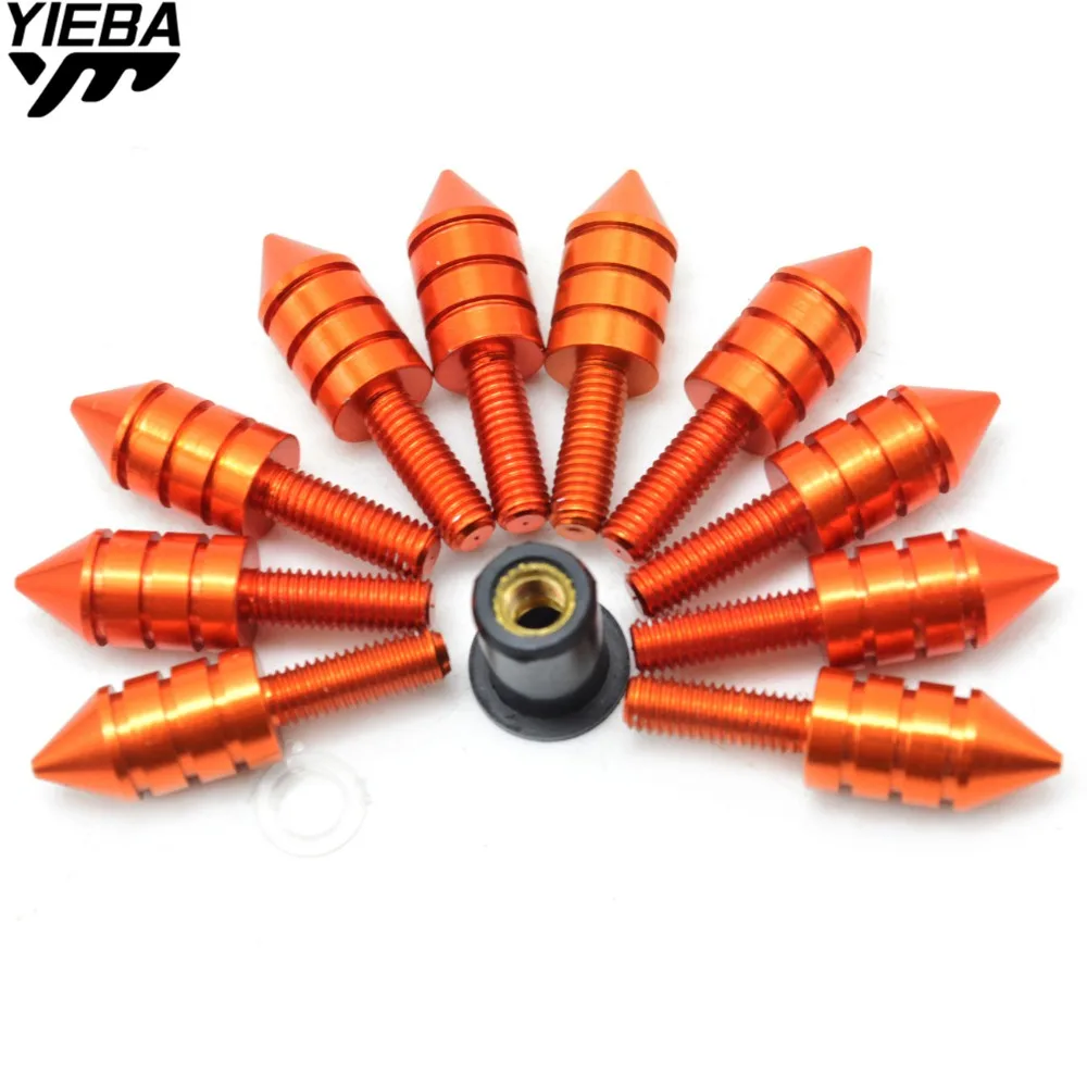 10pcs Motorcycle Windscreen Bolt Screw for SUZUKI K8 GSXR 750 Benelli bn600 bn300 bn250 YAMAHA XJR400 XJR1200 XJR1300 XJ600