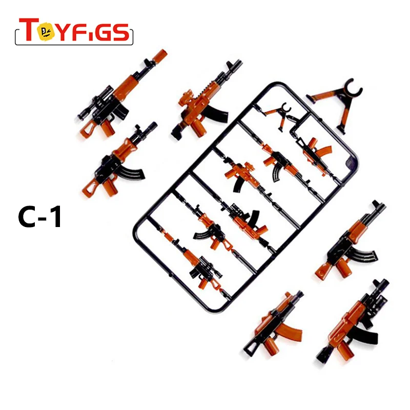 

Legoingly Military Series SWAT Police Gun Weapons Pack Army Brick Arms For City DIY building blocks Best Children Gift Toys