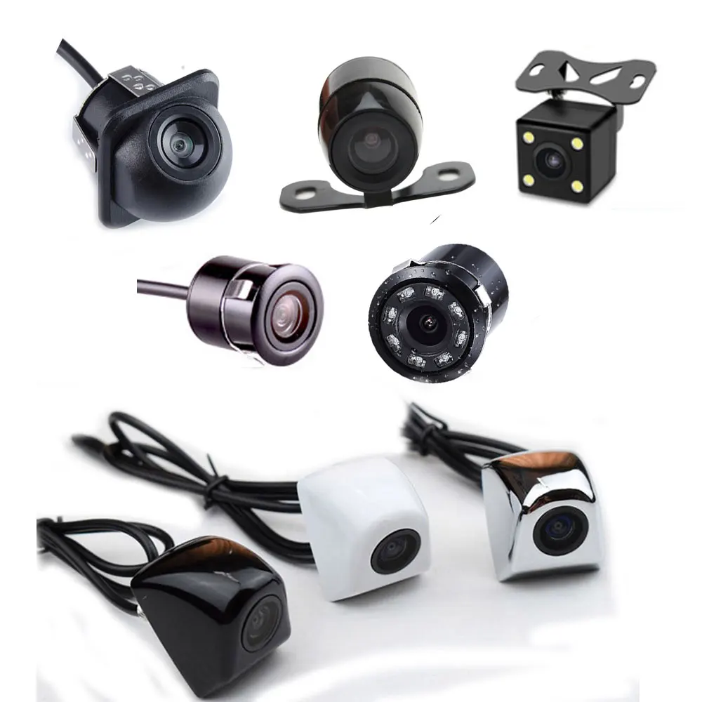 

BYNCG Car Rear View Camera 4 LED Night Vision Reversing Auto Parking Monitor CCD Waterproof 170 Degree HD Video