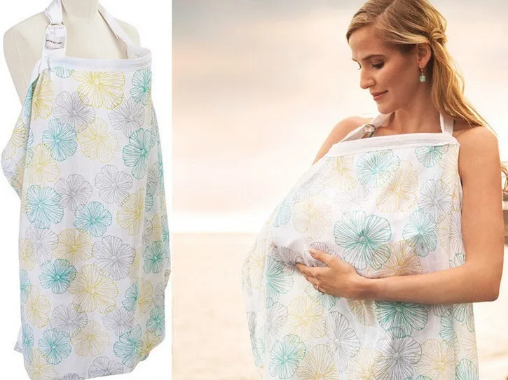 Enfermagem/платье для беременных; Грудное вскармливание; покрытие для младенцев; дышащая хлопковая муслиновая ткань для кормления