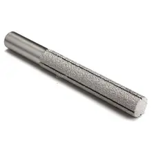 13.3mm Head Dia. Brazed Cylindrical Diamond Profile Wheel CYLINDER Router Bit Lengthen 115mm Shank 1/2