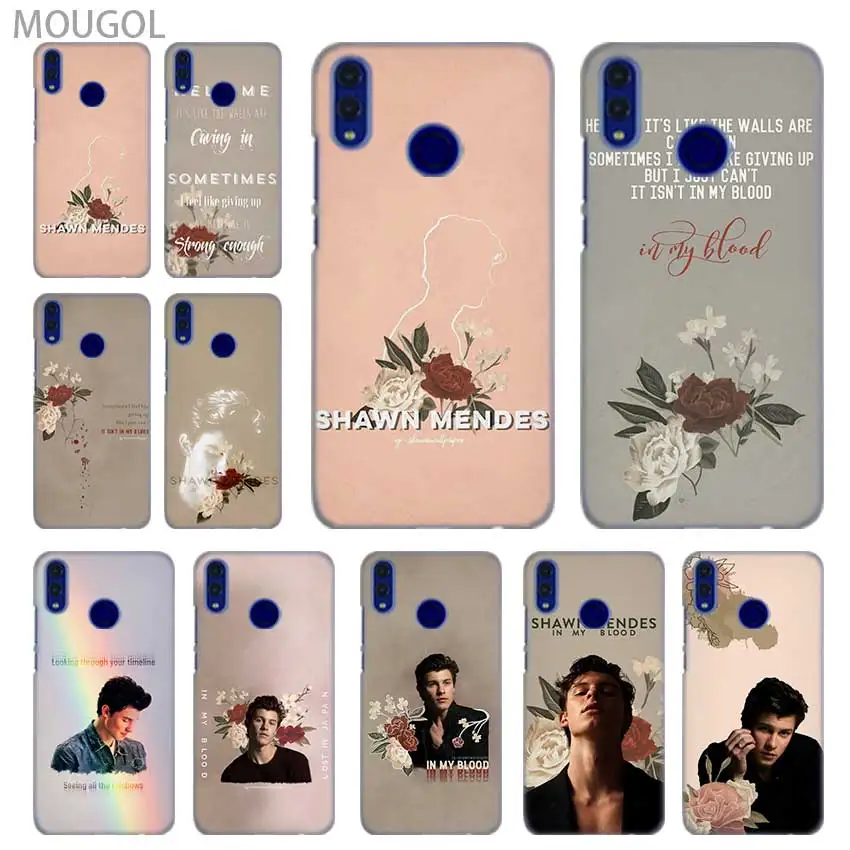 

SHELI phone shell case cover for Huawei Honor 4C 5X 6 6X 6C 7 7X 7C 7a Pro 8 8X 9 10i Lite 8a Shawn Mendes 98