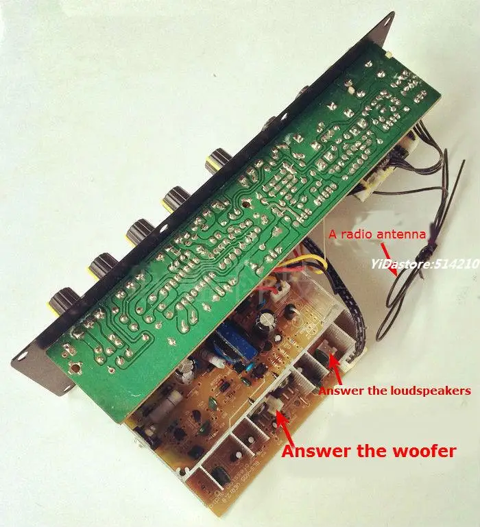 DC12v или AC110 220V открытый квадратный Танцы звуковая плата караоке бары коробка