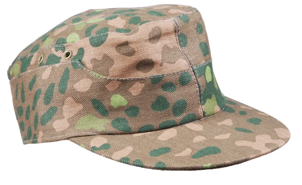 

WW2 GERMAN ELITE DOT44 CAMO FIELD CAP HAT M-3333