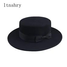Adult New Fashion BOW Vintage Wide Brim Felt Wool Bowler Hats Floppy Cloche Fedora Cap Hat Band Bowler fedoras chapeau Feminino Adult New Fashion BOW Vintage Wide Brim Felt Wool Bowler Hats Floppy Cloche Fedora Cap Hat Band Bowler fedoras chapeau Feminino