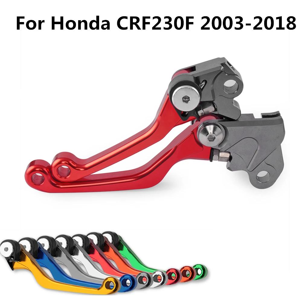 

One Pair CNC Pivot Brake Clutch Levers for Honda CRF230F 2003 2004 2005 2006 2007 2008 2009 Red Motorcycle D10