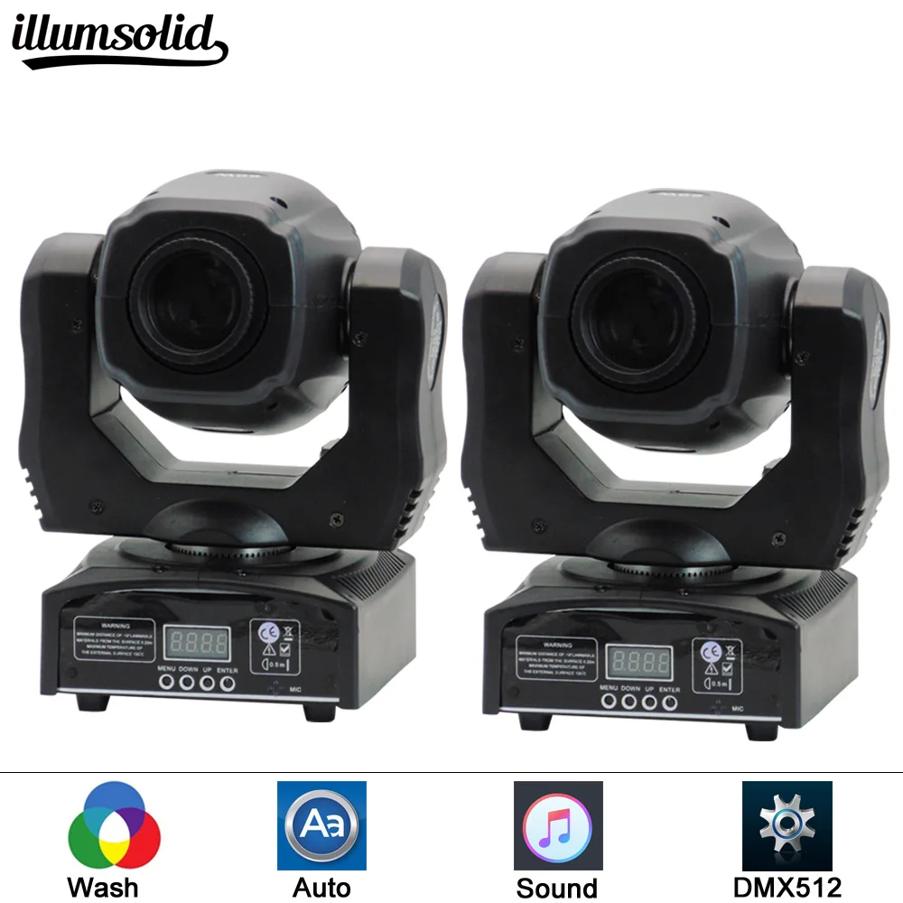 

(2 pieces/lot) led moving head LED Inno Pocket Spot Mini Moving Head Light 60W DMX dj 7 gobos effect stage lights